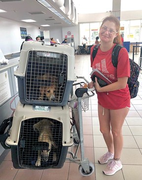 Brampton paralegal Kristin Markoff, 34, was transporting rescue dogs from Aruba when she was detained by CBSA officers at Pearson airport on Nov. 12, 2019, and forced to endure repeated cavity searches over a 26-hour period. (supplied photo)