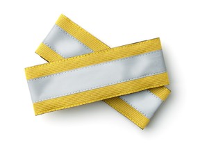Reflective safety arm bands.