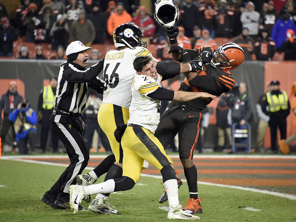 Myles Garrett sends message about 'dirty' Steelers hit