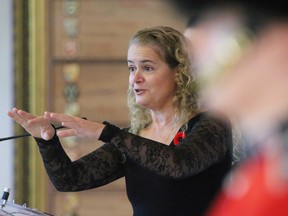 Canada’s Governor General Julie Payette speaks after receiving letters of credentials from Ambassadors-designate during a ceremony at Rideau Hall in Ottawa, Ontario, Canada November 1, 2019. (REUTERS/Patrick Doyle)
