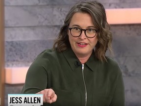Jess Allen speaks about Don Cherry and hockey on The Social on Tuesday, Nov. 12, 2019. Screengrab