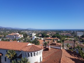 The view from atop the Santa Barbara County Courthouse. (IAN SHANTZ/TORONTO SUN)