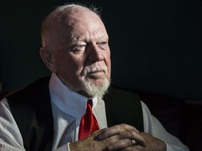 Don Cherry sits down for an interview with Joe Warmington after being fired by Sportsnet, on Nov. 12, 2019.