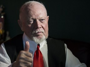 One day after being fired by Sportsnet, Don Cherry talks to the Sun's Joe Warmington on Tuesday, Nov. 12, 2019. (Craig Robertson/Toronto Sun/Postmedia Network)