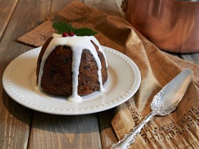 Plum pudding - photo courtesy The Art of Pudding (theartofpudding.com/@theartofpudding)