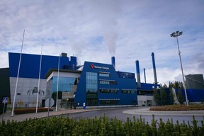 Outside view taken on October 4, 2019 in Helsinki, Finland, shows the waste incineration facility of the Vantaan Energia energy supplier that burns non-recyclable waste transforming it into heat and electricity. (ALESSANDRO RAMPAZZO/AFP via Getty Images)