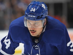 The disorderly conduct charge against Maple Leafs' Auston Matthews has been dismissed. (GETTY IMAGES)