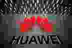 A Huawei company logo is pictured at the Shenzhen International Airport in Shenzhen, Guangdong province, China July 22, 2019. REUTERS/Aly Song