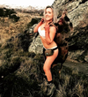 Lucy Jaine has been hit with death threats over her hunting photos. INSTAGRAM
