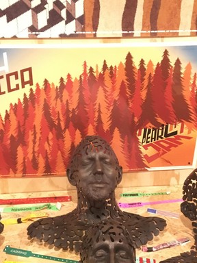 One of more than 200 artifacts from the band in MoPOP’s Pearl Jam: Home and Away exhibit. (Cynthia McLeod)