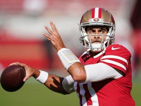 Niners QB Jimmy Garoppolo. GETTY IMAGES