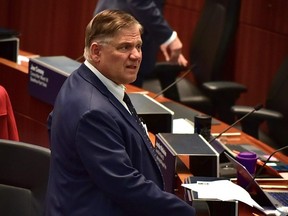 Ward 22 Councillor Jim Karygiannis during the Tuesday, Nov. 26 2019 Toronto city council meeting.