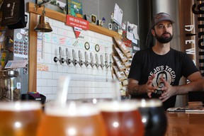 Reno King is the ‘Hops Wrangler’ at Draughtsmen Aleworks, a brewery in Goleta, a neighbouring community of Santa Barbara. (IAN SHANTZ/TORONTO SUN)