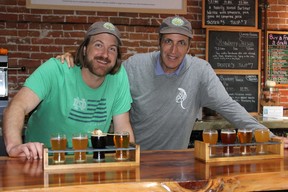 John Nasser and his son, Chip, help run the family owned Night Lizard Brewing Company in Santa Barbara. (IAN SHANTZ/TORONTO SUN)
