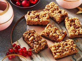 - Chocolate Chip Cookie Bars with Peanut Butter Streusel