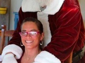Fun-loving mall Santa Gary Haupt was fired by mall management. FACEBOOK