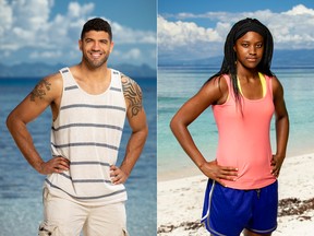 Aaron Meredith and Missy Byrd from Survivor. (CBS)