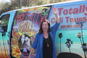 Melissa Hopf owns and operates Totally Cali Tours, offering a variety of informative and entertaining tours in and around Santa Barbara. (IAN SHANTZ/TORONTO SUN)