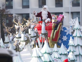 The 115th annual Santa Claus parade wove along Bloor St. E. Today with runners, clowns, marching bands, floats and of course the grand marshal himself Santa Claus himself on Sunday November 17, 2019.