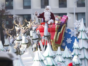 The 115th annual Santa Claus parade wove along Bloor St. E. Today with runners, clowns, marching bands, floats and of course the grand marshal himself Santa Claus himself on Sunday November 17, 2019. Jack Boland/Toronto Sun/Postmedia Network