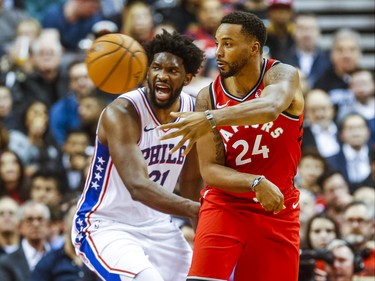 Toronto Raptors during 1st half action against Philadelphia 76ers at the Scotiabank Arena in Toronto, Ont. on Monday November 25, 2019. Ernest Doroszuk/Toronto Sun/Postmedia