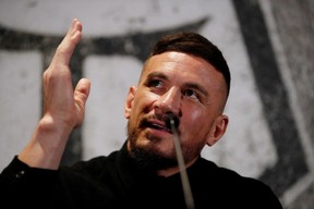 New Toronto Wolfpack signing Sonny Bill Williams during a press conference at Emirates Stadium in London on November 14, 2019. Reuters/Matthew Childs