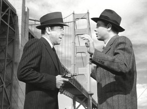 Film noir classic Dark Passage was in the theatres.