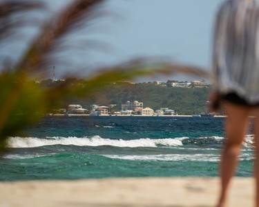 The view from Sandy Island, off the coast of Anguilla