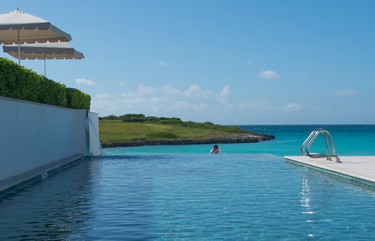 An infinity pool in the Belmond Cap Juluca Resort in Anguilla