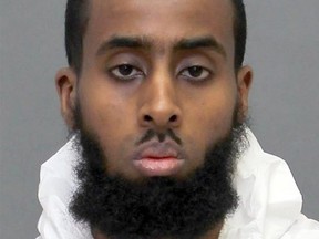 Ayanle Hassan Ali, 27, was found not criminally responsible for a 2016 knife attack at a Canadian Armed Forces recruiting centre in North York. (Toronto Police handout)