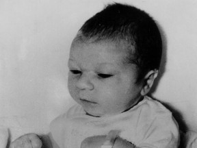 The only known picture of baby Paul Fronczak taken in 1964. He was kidnapped the next  day and now reporters have found him.