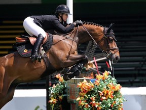 Canada’s Nicole walker riding Falco Ban Spieveld finished fifth in the RBC Grand Prix of Canada event during the Spruce Meadows National on Saturday June 8, 2019.
