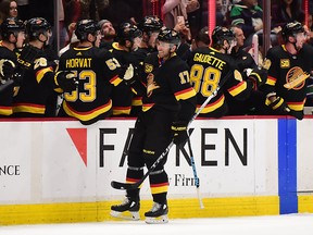 The Vancouver Canucks had won three of their past four games heading into Tuesday night's contest against the Maple Leafs. (Anne-Marie Sorvin/USA TODAY Sports)