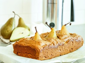 Poached Pear and Ginger Loaf