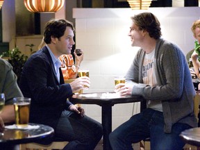 Peter Klaven (Paul Rudd, left) befriends Sydney Fife (Jason Segel, right) in his search for a best man for his upcoming wedding in the comedy "I Love You, Man."  (Dreamworks Pictures)