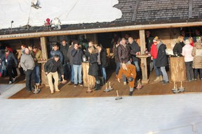 Curling is a popular activity at the German Christmas markets. (Ian Shantz/Toronto Sun)