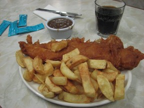 A meal at John Long’s Fish & Chips in Belfast. (Jane Stevenson/Toronto Sun)