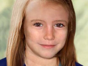 What Madeleine McCann might look like now.  (photo on facebook)