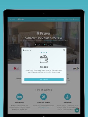 Use Pruvo to get a better price on a hotel room.