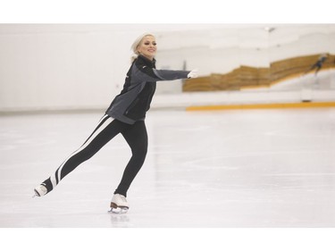 Riley Sawyer, aged 20, was out on the ice for the first time in years figure skating at Scarbrorough's Centennial Recreation Centre with her former coach Ryan Shollert. Riley has sustained upwards of 15 concussions since the age of 13 and is now part of the Headt1st concussion awareness program on Tuesday December 3, 2019. Jack Boland/Toronto Sun/Postmedia Network