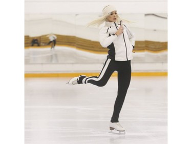 Riley Sawyer, aged 20, was out on the ice for the first time in years figure skating at Scarbrorough's Centennial Recreation Centre with her former coach Ryan Shollert. Riley has sustained upwards of 15 concussions since the age of 13 and is now part of the Headt1st concussion awareness program on Tuesday December 3, 2019. Jack Boland/Toronto Sun/Postmedia Network