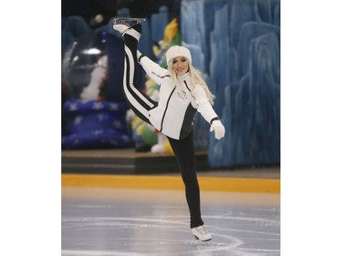 Riley Sawyer, aged 20, was out on the ice for the first time in years figure skating at Scarbrorough's Centennial Recreation Centre with her former coach Ryan Shollert. Riley has sustained upwards of 15 concussions since the age of 13 and is now part of the Headt1st concussion awareness program on Tuesday December 3, 2019. Jack Boland/Toronto Sun/Postmedia Network