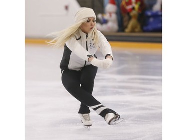 Riley Sawyer, aged 20, was out on the ice for the first time in years figure skating at Scarbrorough's Centennial Recreation Centre with her former coach Ryan Shollert. Riley has sustained upwards of 15 concussions since the age of 13 and is now part of the Headt1st concussion awareness program on Tuesday December 3, 2019. Jack Boland/Toronto Sun/Postmedia Network