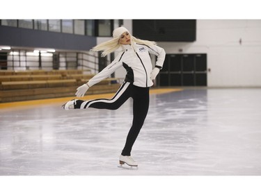 Riley Sawyer, aged 20, was out on the ice for the first time in years figure skating at Scarbrorough's Centennial Recreation Centre with her former coach Ryan Shollert. Riley has sustained upwards of 15 concussions since the age of 13 and is now part of the Headt1st concussion awareness program on Tuesday December 3, 2019. Jack Boland/Toronto Sun/Postmedia Network