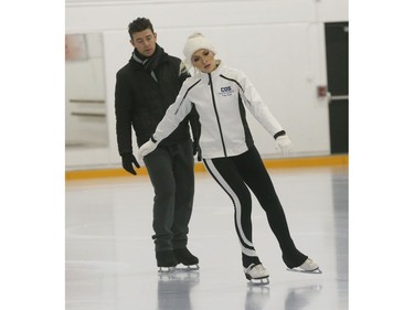 Riley Sawyer, aged 20, was out on the ice for the first time in years figure skating at Scarbrorough's Centennial Recreation Centre with her former coach Ryan Shollert. Riley has sustained upwards of 15 concussions since the age of 13 and is now part of the Headt1st concussion awareness program on Tuesday December 3, 2019. Jack Boland/Toronto Sun/Postmedia Network