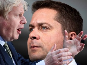 FILE PHOTO: Leader of Canada's Conservatives Andrew Scheer campaigns for the upcoming election in Winnipeg, Manitoba, Canada October 14, 2019.  REUTERS/Carlos Osorio/File Photo ORG XMIT: GGG-TOR109