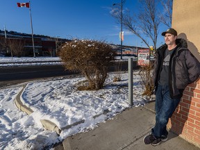 Vern McCarty, who witnessed a fatal shooting Thursday night on 16th Avenue N.W., stands near the scene on Friday, Dec. 27, 2019.