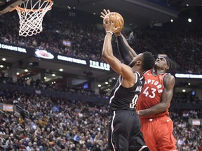The Raptors’ Pascal Siakam was superb against Brooklyn Saturday. He scored 30 points, added 11 rebounds, five assists, three blocks and three steals. USA TODAY