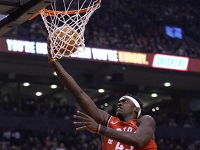 Pascal Siakam led the way for the Raptors with 27 points Monday night. (USA TODAY)