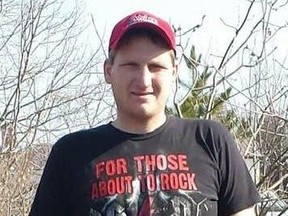Thomas Rutherford, 31, was found dead in a lime quarry in Ingersoll, northeast of London, Ont., on Tuesday, Dec. 17, 2019 -- nine days after he went missing. (Facebook)